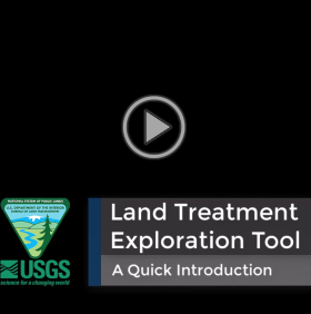 Image of the Land treatment exploration tool video tutorial